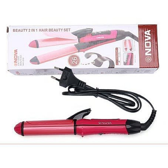 nova 2 in 1 straightener and curler