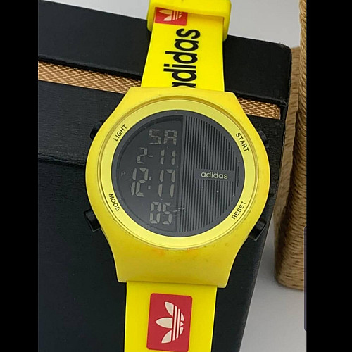 Adidas Digital Watch Yellow Y01