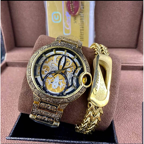 Cartier Sarky Gold Watch ct101
