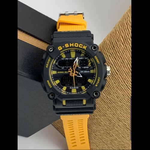 G Shock Casual Watch Yellow Black Gs832