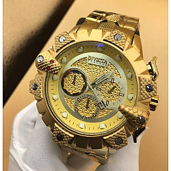 Invcita Felini Chronograph Gold Chain Watch Ivt112