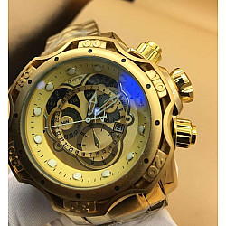 Invcita Selini Chronograph Gold Chain Watch Ivt321