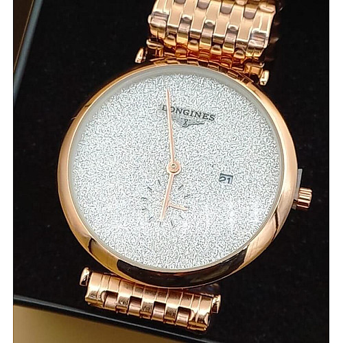 Longines Casual Business Watch Rose Gold Lg291