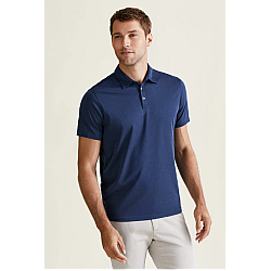 Men's Premium Polo Shirt - Navy Blue
