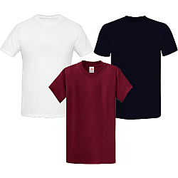 Pack Of Three Round Neck Shirts