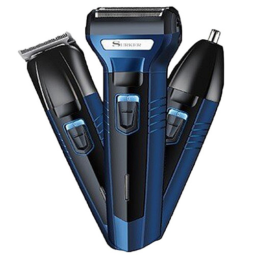 3 in1 Electric Hair Clipper | Beard Trimmer | Nose Trimmer - Surker 6011 3 in1 Electric Hair Clipper | Beard Trimmer | Nose Trimmer - Surker 6011