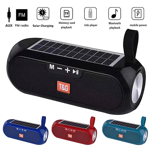 TG-182 Solar Charging Bluetooth Speaker With Flashlight