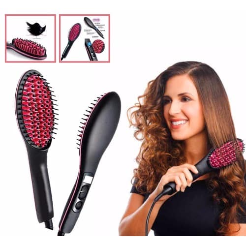 Electric Hair Brush Straightner