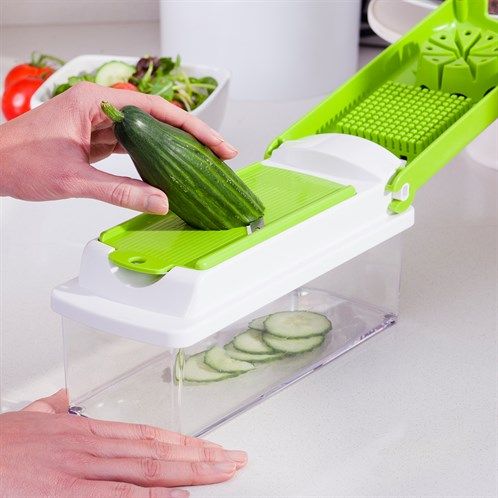 Nicer Dicer Plus Multi-Chopper Set Vegetable-Fruit Cutter/Slicer