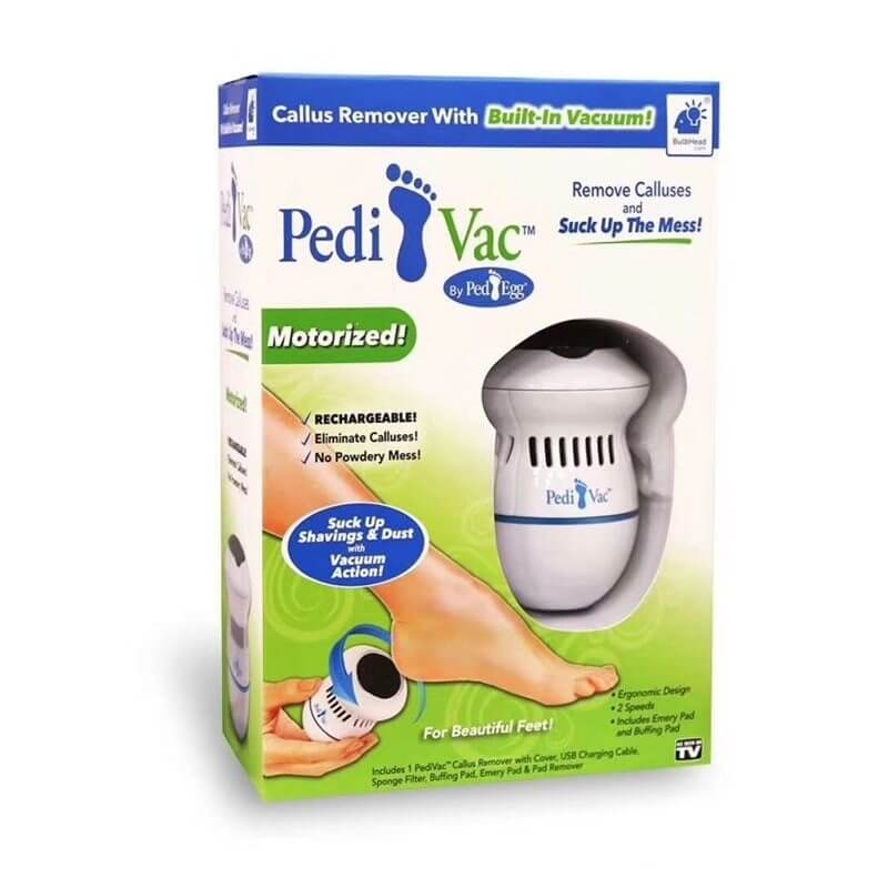 As Seen On TV PediVac Electric Callus Remover with Built-In Vacuum