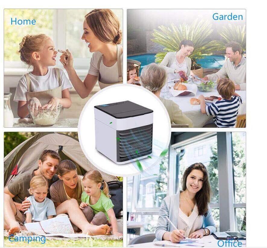 Portable AC With Solar Device