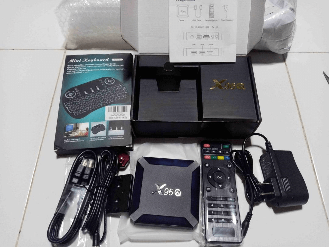 Smart Tv Box | With Remote Controller and Keyboard