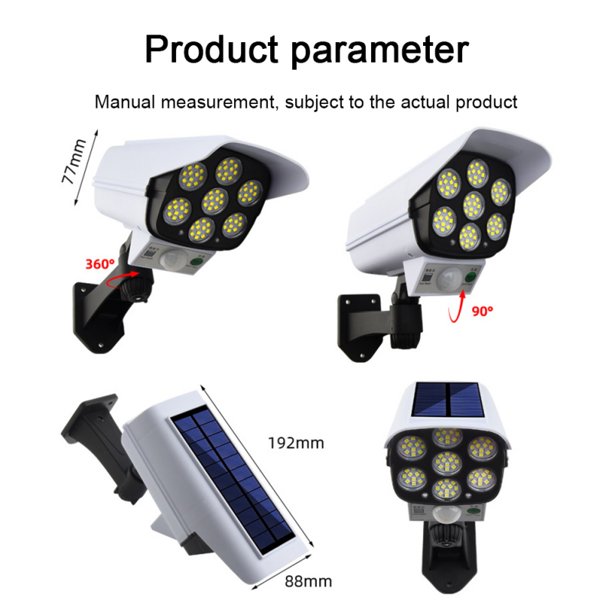 Solar Security Motion Sensor Street / Compound Light